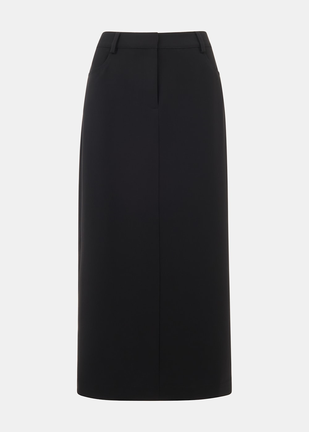 Black Tailored Midi Skirt Whistles UK Whistles UK